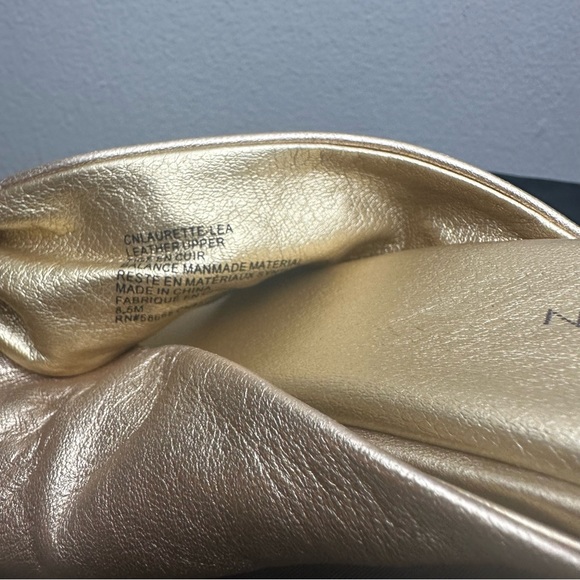 Caslon Laurette Metallic Gold Sandal Sz 8.5 - Picture 6 of 10